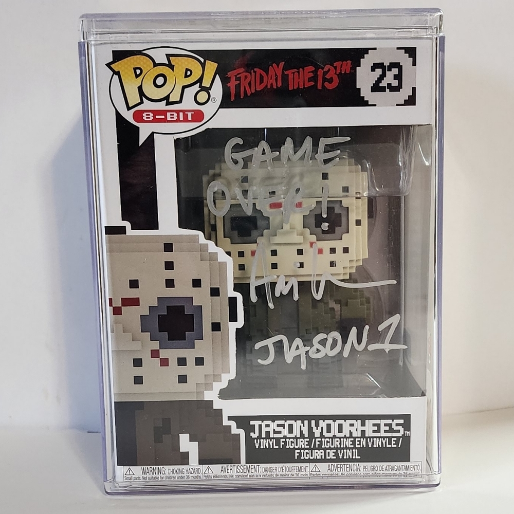 #23 Friday the 13th Jason Voorhees Ari Lehman signed Funko Pop Authenticated